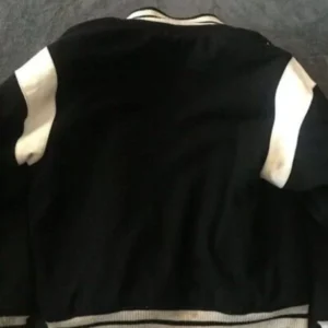 Authentic Pelle Pelle Vintage Black White Wool Jacket view 2