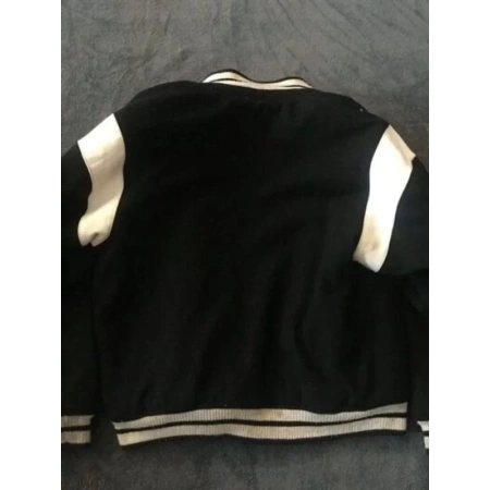 Pelle Pelle Vintage Black White Wool