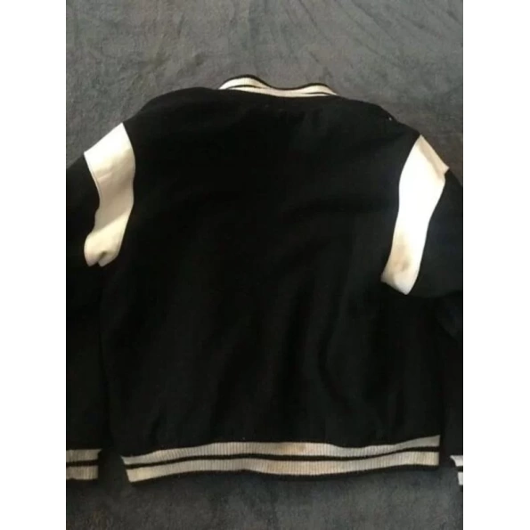 Pelle Pelle Vintage Black White Wool