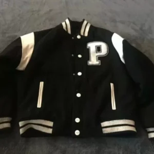 Authentic Pelle Pelle Vintage Black White Wool Jacket