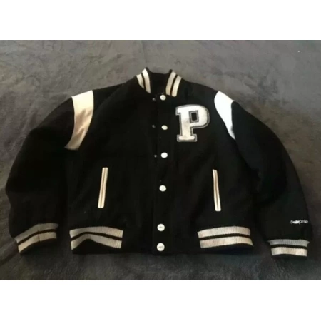 Pelle Pelle Vintage Black White Wool