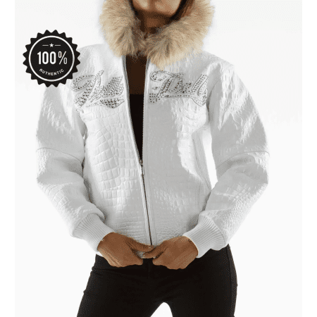 Pelle Pelle Encrusted Fur Hood Jacket