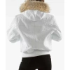 Pelle Pelle Encrusted Fur Hood Jacket