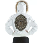 Pelle Pelle MB Emblem Hooded Studded Jacket