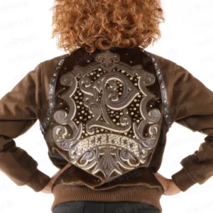 Authentic Pelle Pelle Womens 1978 Fur Brown Wool Jacket