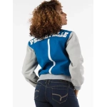 Pelle Pelle Womens Blue Varsity Jacket