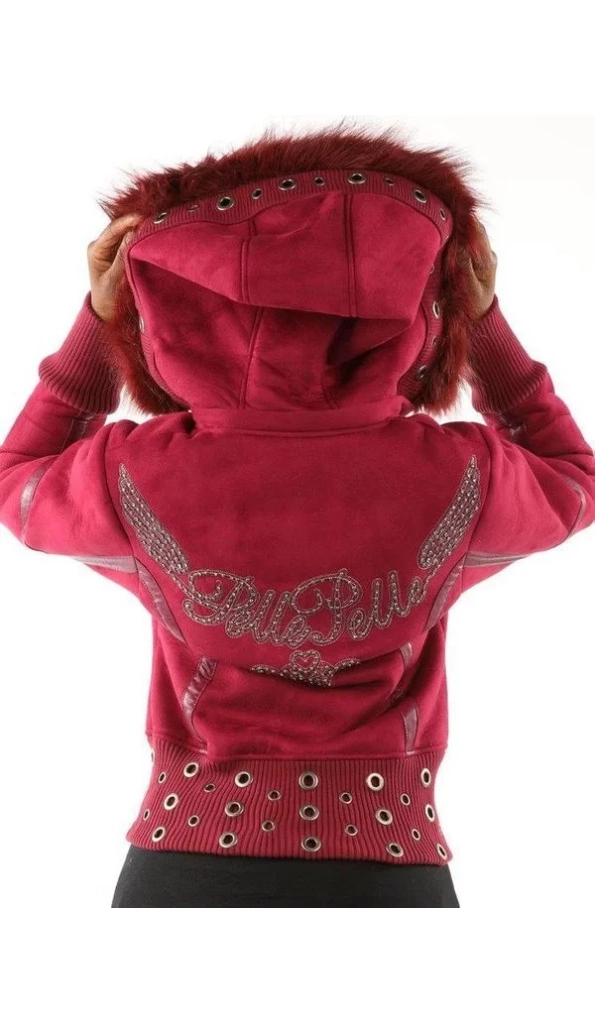 Bold Pelle Pelle Womens Fur Pink Jacket