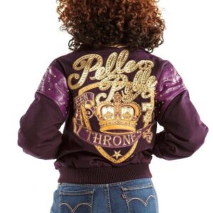 Exclusive Pelle Pelle Womens Purple Jacket