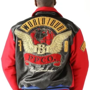 Exclusive Pelle Pelle World Red Bomber Jacket