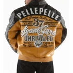 Pelle Pelle Yellow Unrivaled Leather Jacket