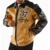 Pelle Pelle Yellow Unrivaled Leather Jacket