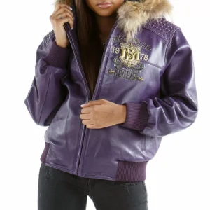 Pelle Pelle Purple MB Bold Legend Jacket view 2