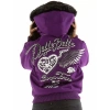 Purple Pelle Pelle Flying Heart Wool Jacket