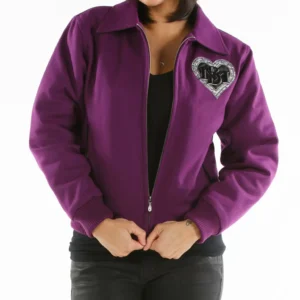 Pelle Pelle Heart Breaker Purple Wool Jacket view 2