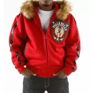 Red Pelle Pelle Band of Brothers Jacket view 2