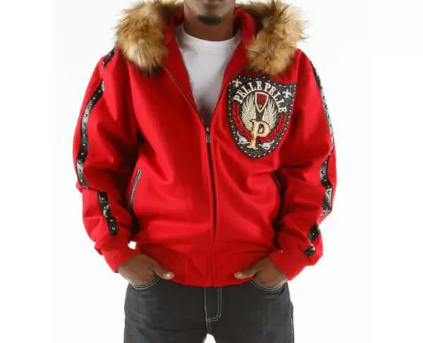 Red Pelle Pelle Band of Brothers Jacket view 2