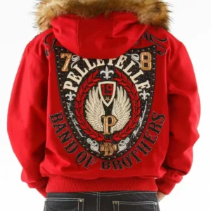 Red Pelle Pelle Band of Brothers Jacket