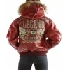 Pelle Pelle Red Die Like a Legend Jacket