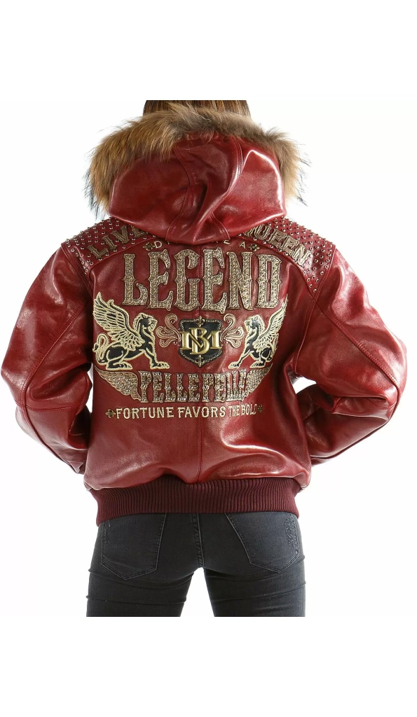 Pelle Pelle Red Die Like a Legend Jacket