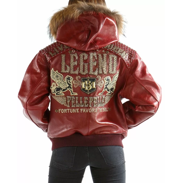 Pelle Pelle Red Die Like a Legend Jacket