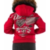 Red Pelle Pelle Born Free Wool Jacket