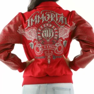 Red Pelle Pelle Immortal Revolution Jacket