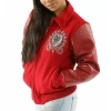 Red Pelle Pelle Immortal Revolution Jacket