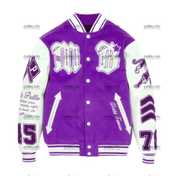 Pelle Pelle Purple World Famous Wool Jacket