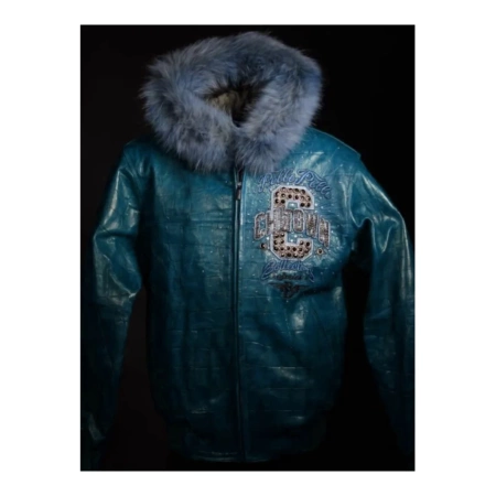 Pelle Pelle Chi-Town Leather Fur Hood Jacket