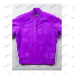 Pelle Pelle Purple Bomber Leather Jacket