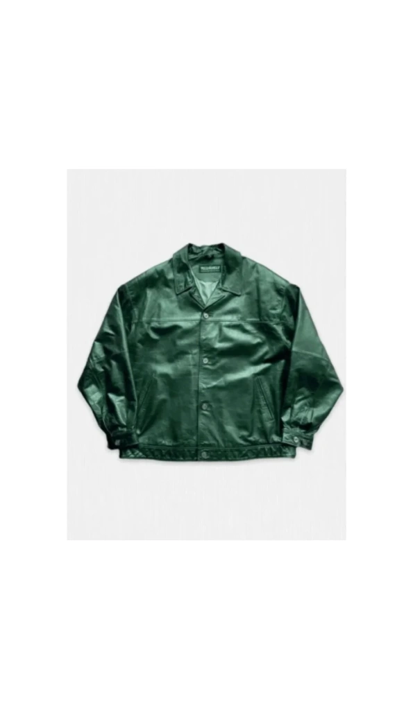 Best Pelle Pelle Dark Green Leather Jacket