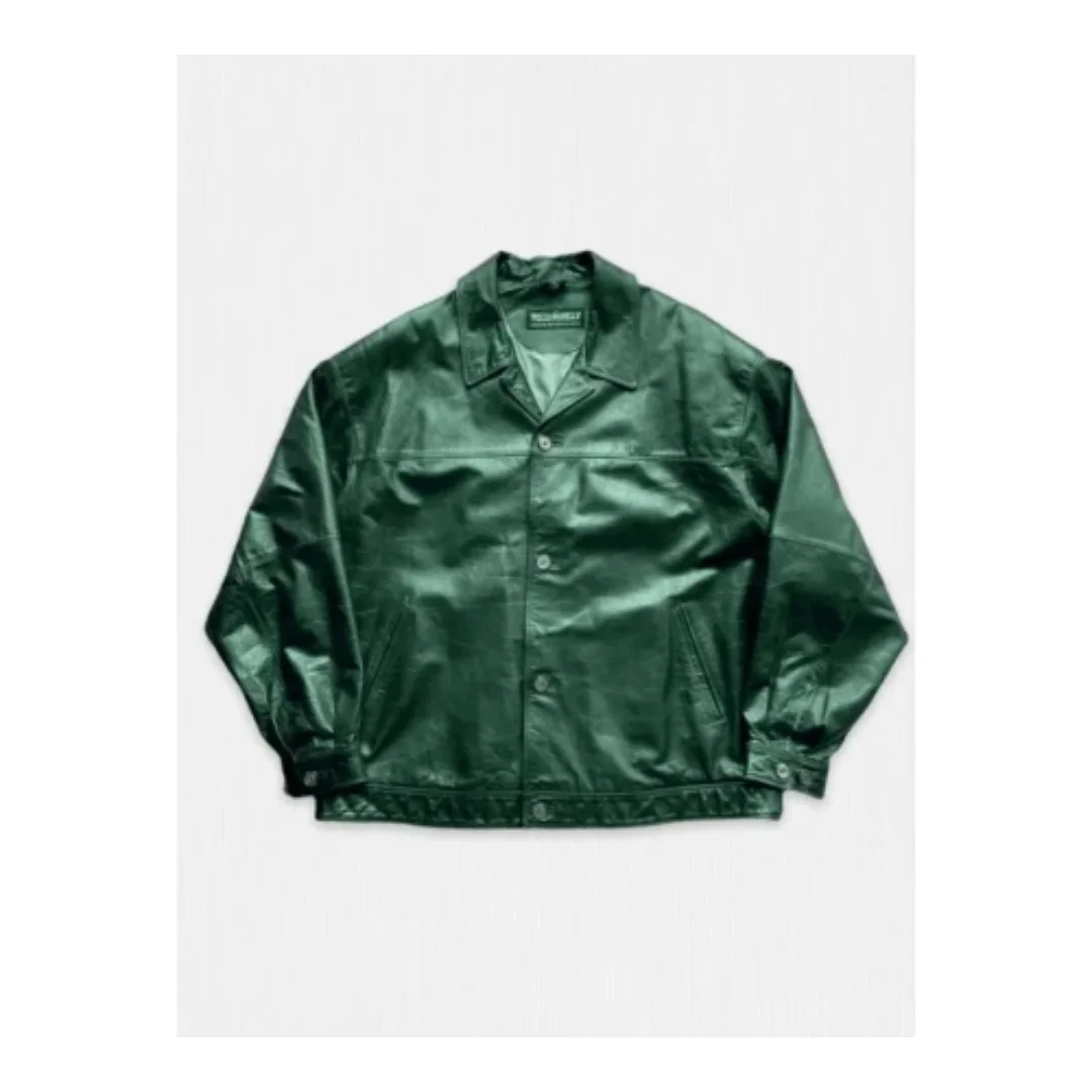 Best Pelle Pelle Dark Green Leather Jacket