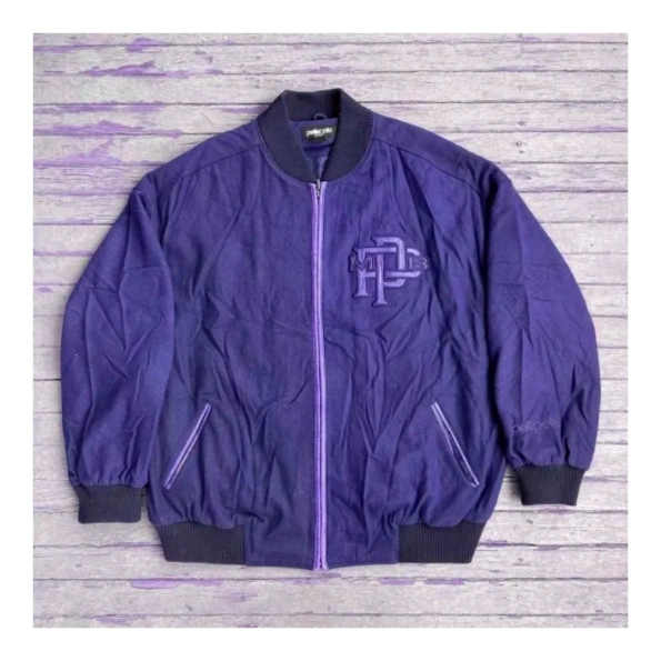 MB Pelle Pelle Purple Wool Jacket