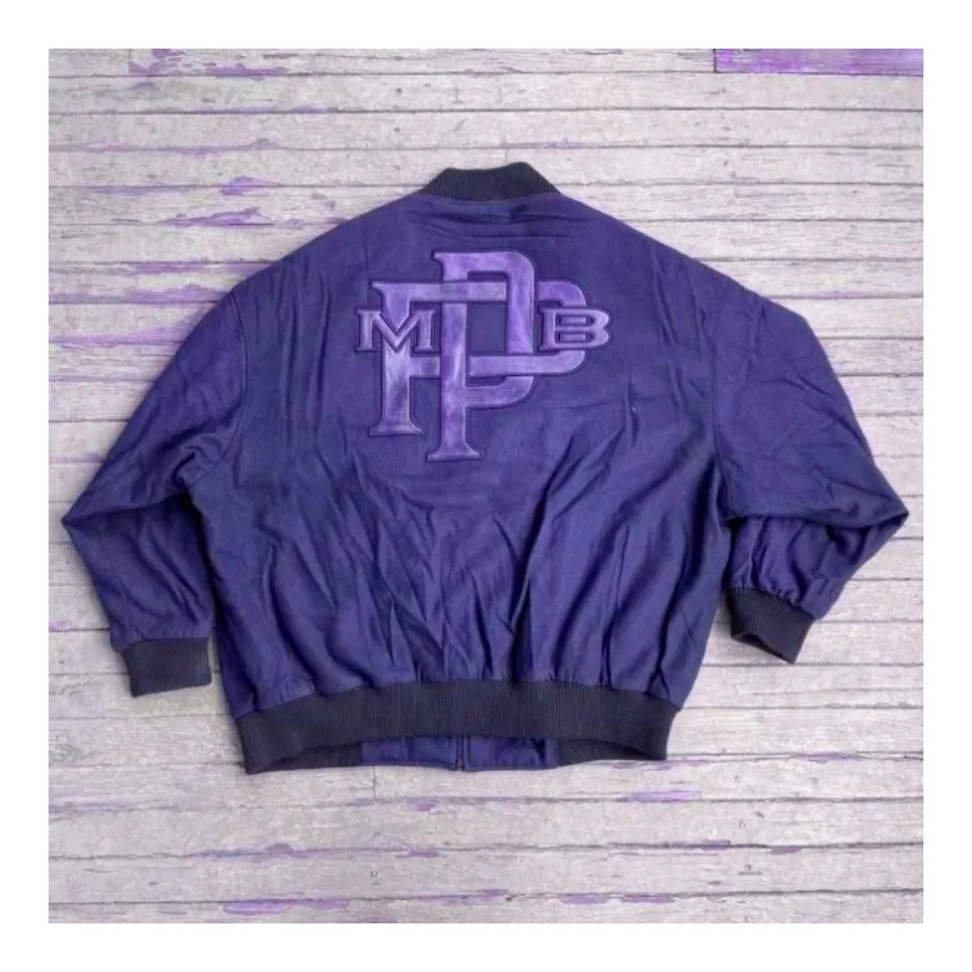 MB Pelle Pelle Purple Wool Jacket view 2