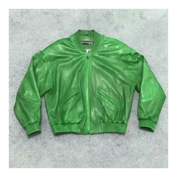 Pelle Pelle MB Green Leather Jacket