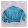 Light Blue Pelle Pelle MB Leather Jacket