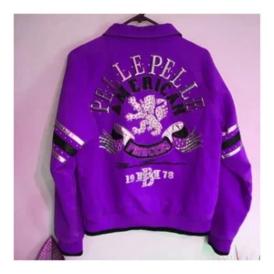 Pelle Pelle American Purple Wool Jacket
