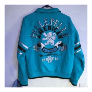 Pelle Pelle American Blue Wool Jacket