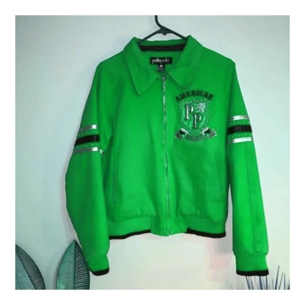 Pelle Pelle American Green Wool Jacket,Green Wool Jacket