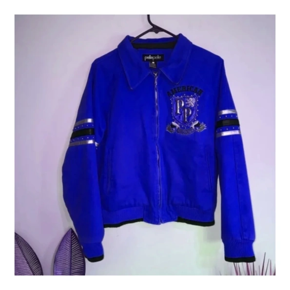 Pelle Pelle MB 1978 Navy Blue Wool Jacket view 2