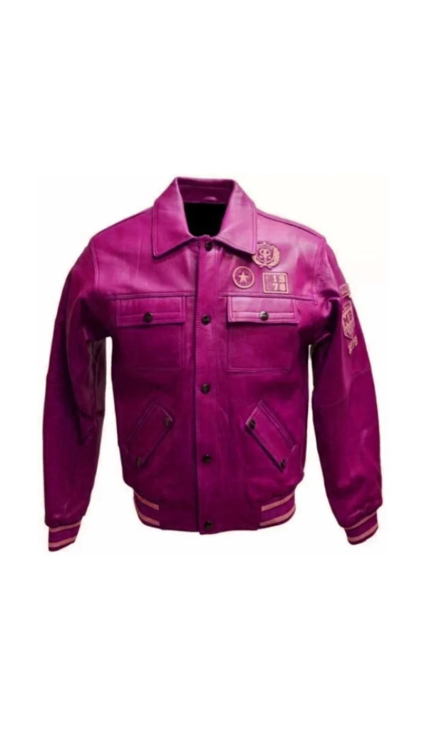 Pelle Pelle Star 1978 Pink Leather Jacket
