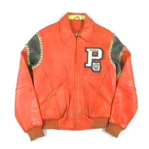 Bold Orange Pelle Pelle 1978 Leather Jacket