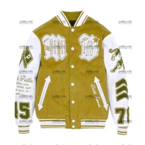 Mustard Pelle Pelle Varsity 1978 Wool Jacket