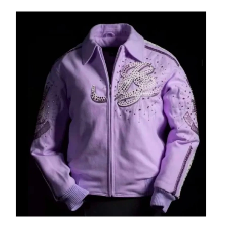 Pelle Pelle Violet Studded Wool Jacket