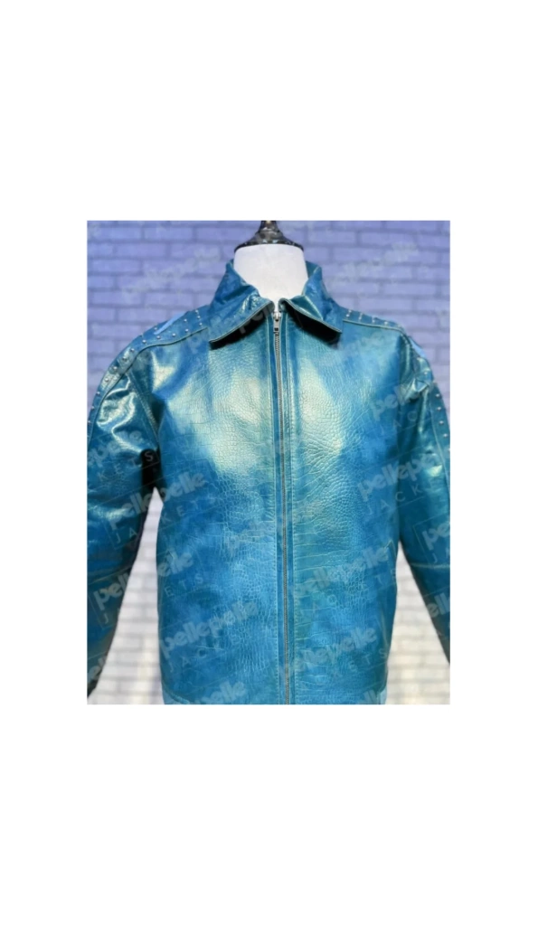 Pelle Pelle Brown Weaved Bomber Jacket