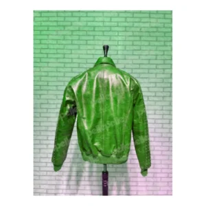 Green Pelle Pelle Alligator Texture Jacket view 2