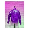 Purple Pelle Pelle Alligator Leather Jacket