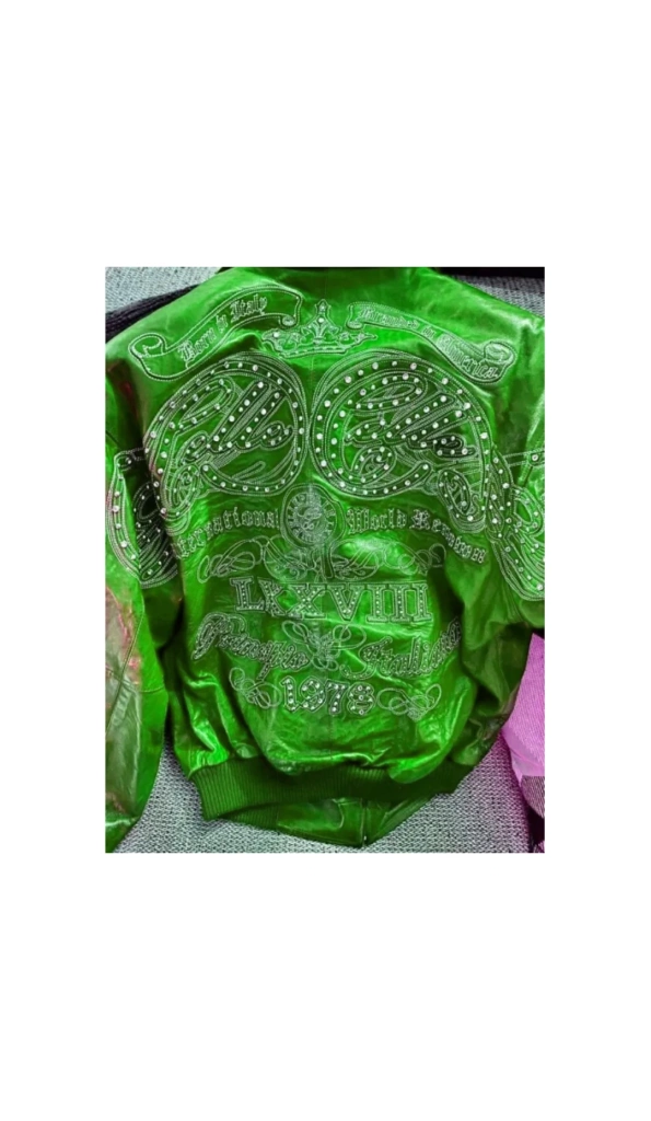 Pelle Pelle Green Anniversary Leather Jacket