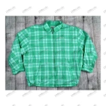 Pelle Pelle Turquoise Gingham Cotton Shirt