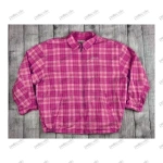 Gingham Pelle Pelle Pink Cotton Shirt